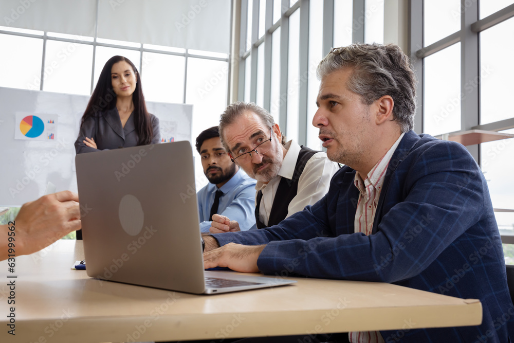 Group of multiethnic businessmen Group of multiethnic businessmen