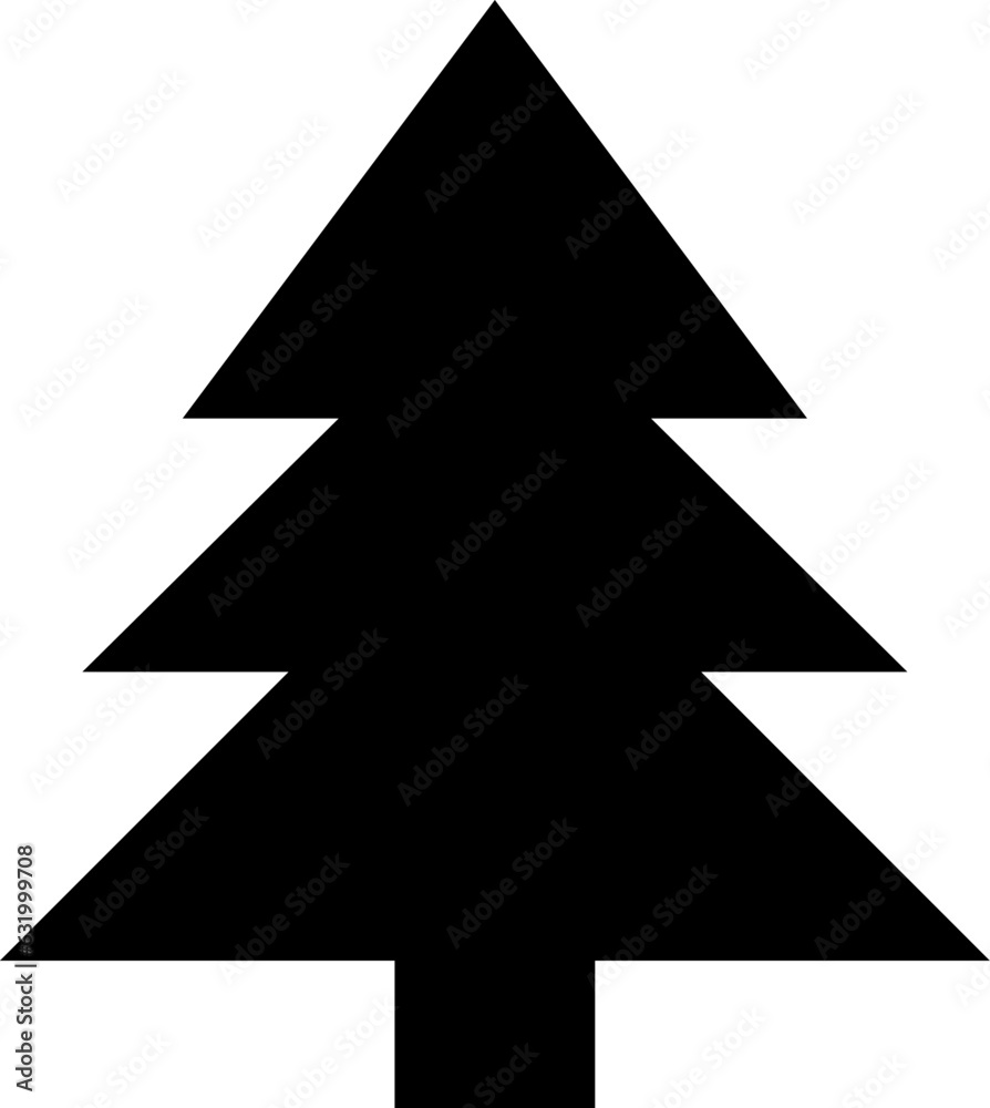 Christmas tree, spruce, pine icon vector image. Christmas tree, spruce, pine icon vector image.