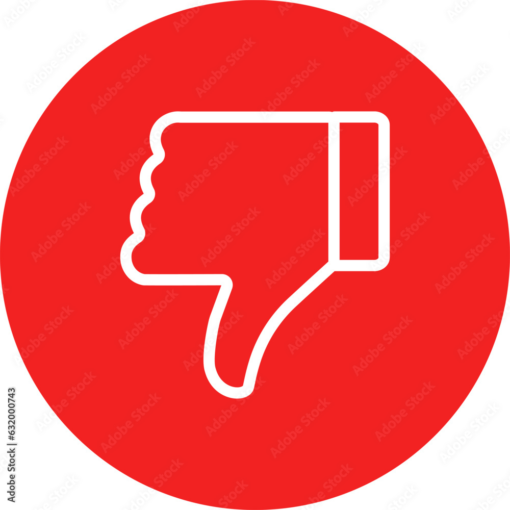 Thumbs up and thumbs down. Vector icon. Thumbs up and thumbs down. Vector icon.