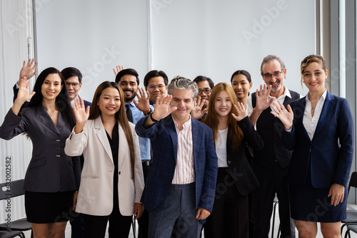 Group of multiethnic businessmen