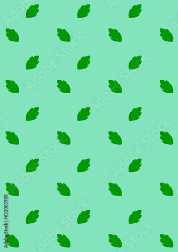 나뭇잎_패턴배경