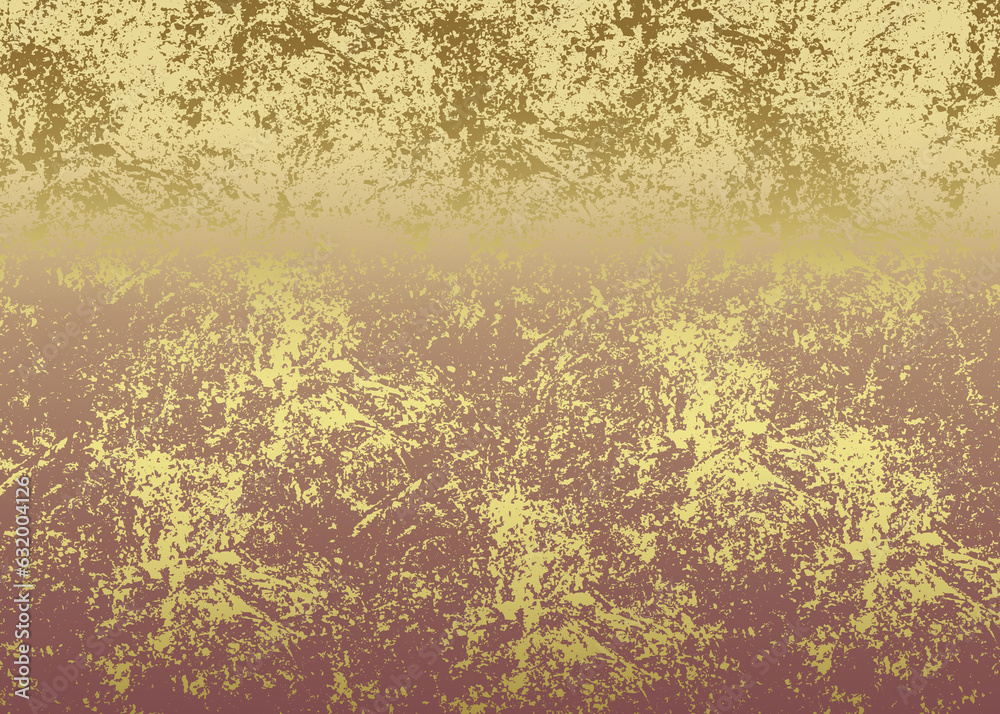 Golden Abstract decorative paper texture background for artwork - Illustration