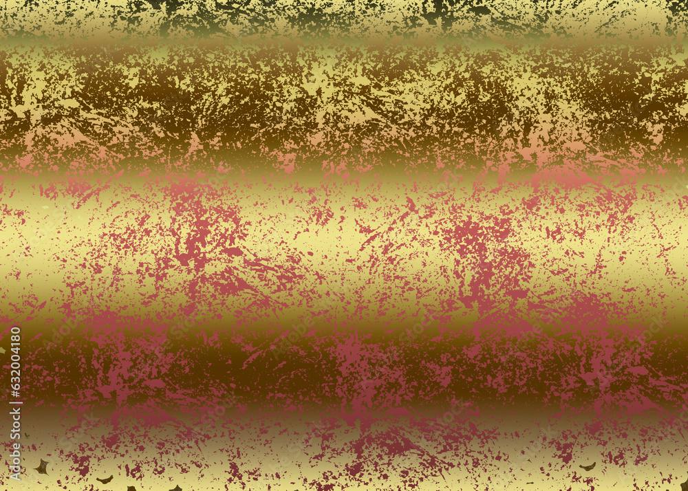 Golden Abstract decorative paper texture background for artwork - Illustration