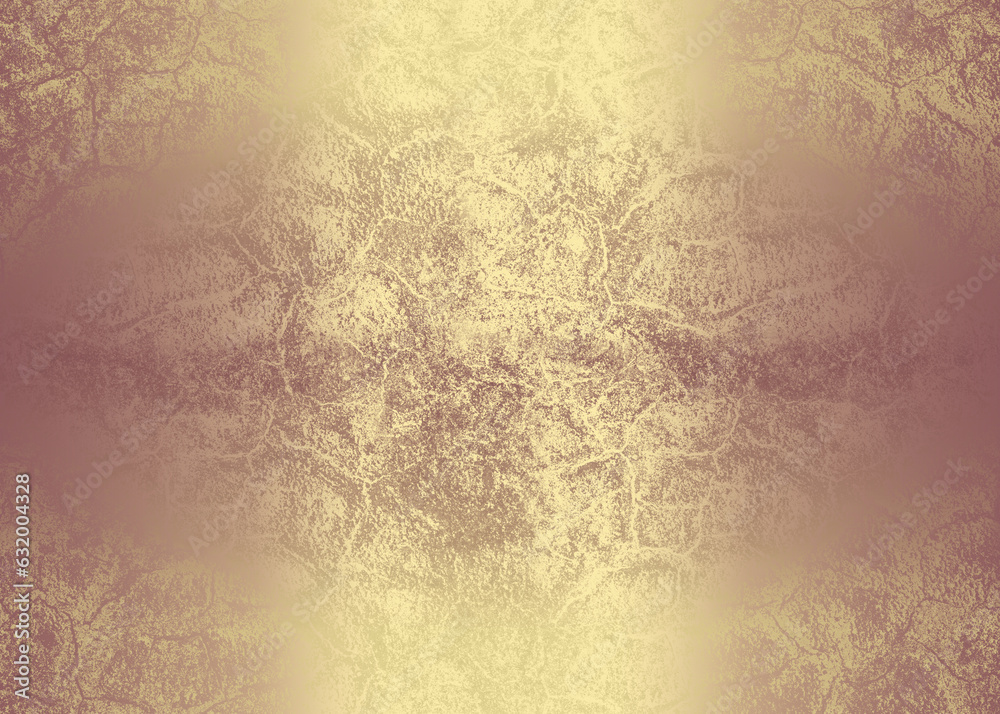 Golden Abstract decorative paper texture background for artwork - Illustration