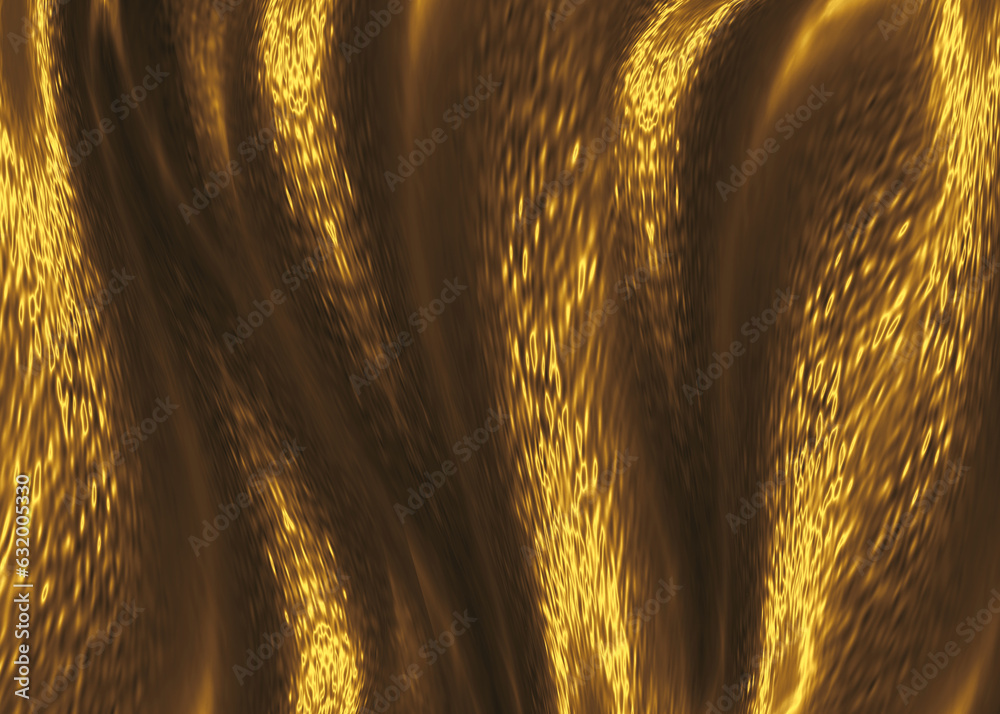 Golden Abstract decorative paper texture background for artwork - Illustration