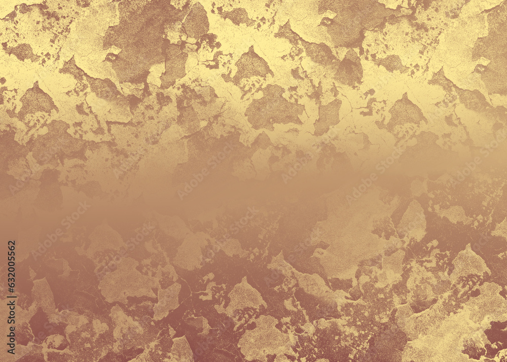 Golden Abstract decorative paper texture background for artwork - Illustration