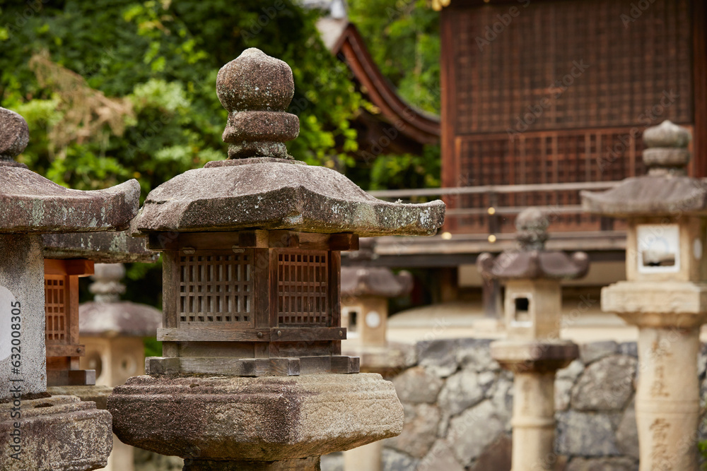 Japanese traditional shrine scenery, Japan travel Japanese traditional shrine scenery, Japan travel