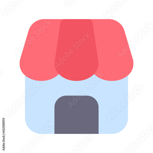 marketplace flat icon