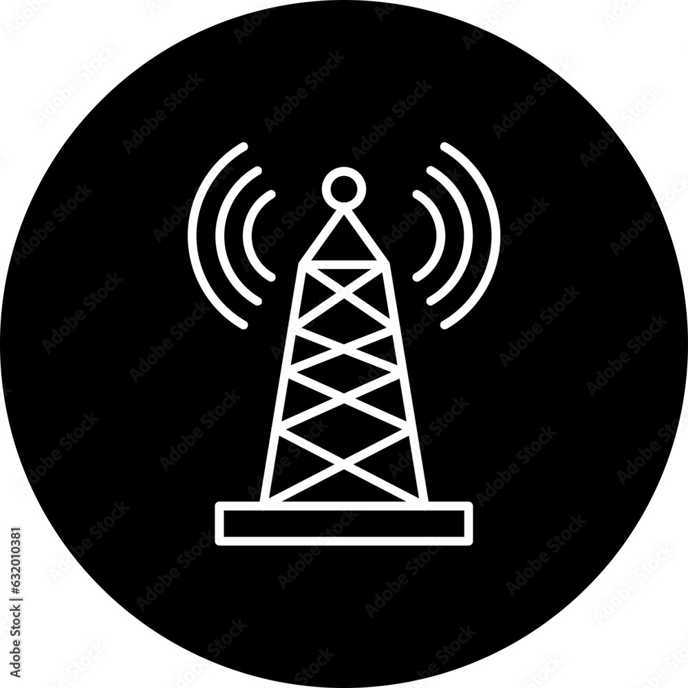 Signal Tower Icon Signal Tower Icon