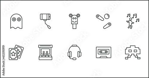 outline icons set. thin line icons such as ,