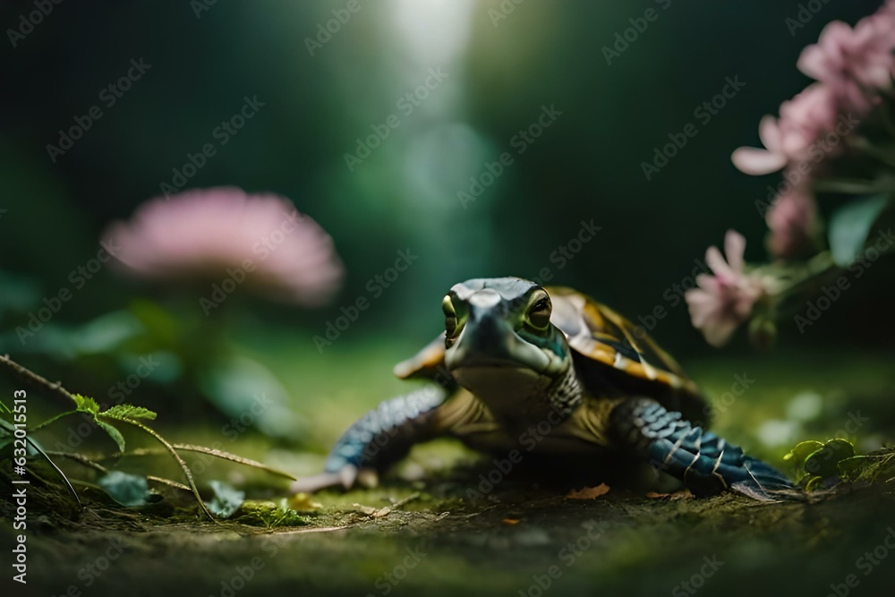 turtle in the garden turtle in the garden