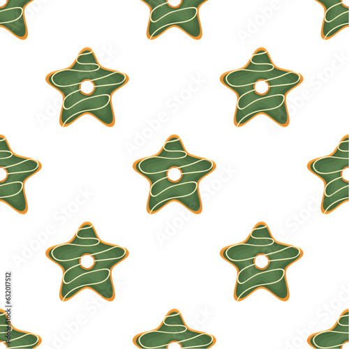 Pattern homemade cookie different taste in pastry biscuit