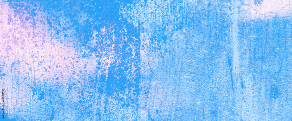 Blue and white vintage grunge background cement  texture.
