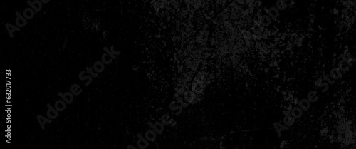 Black grunge wall texture for background,
wet concrete wall, water stain on black concrete wall texture background.
