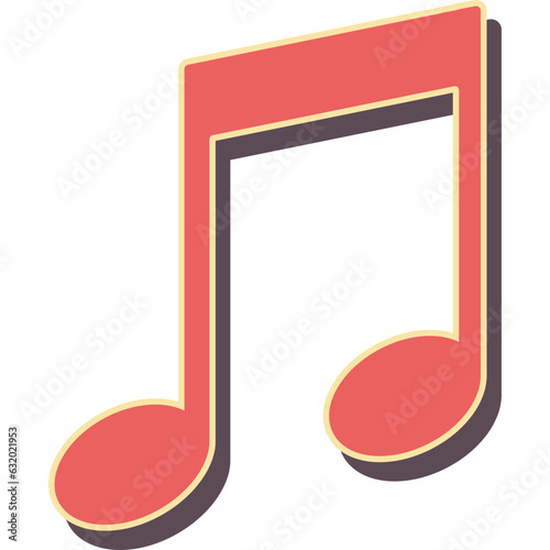 Retro Musical Note