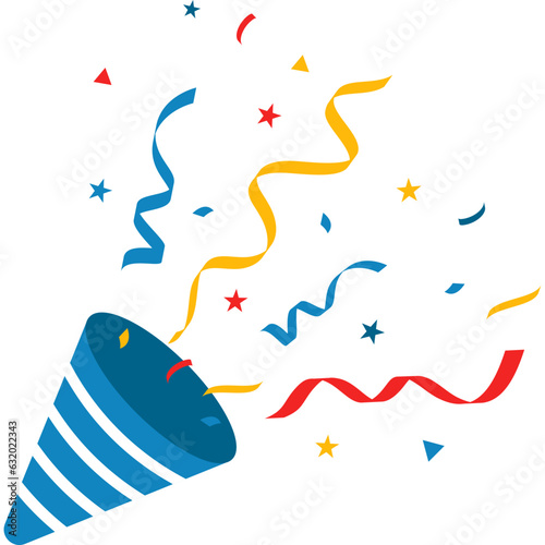Confetti Popper Illustration