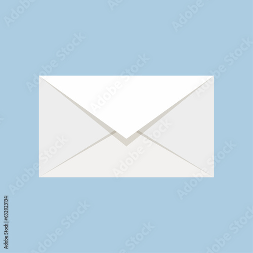 Vector white envelope for identy design