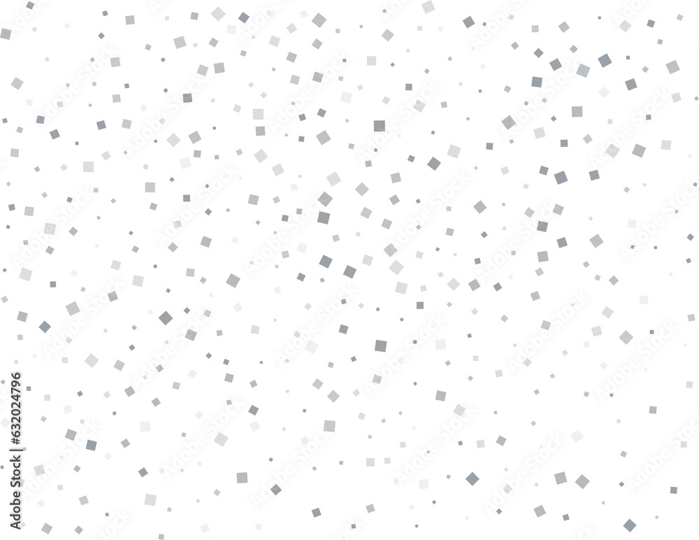 Luxury Silver Square Confetti Luxury Silver Square Confetti