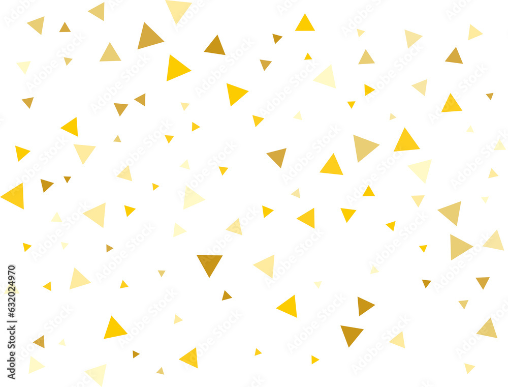 Gold Triangular Confetti Gold Triangular Confetti