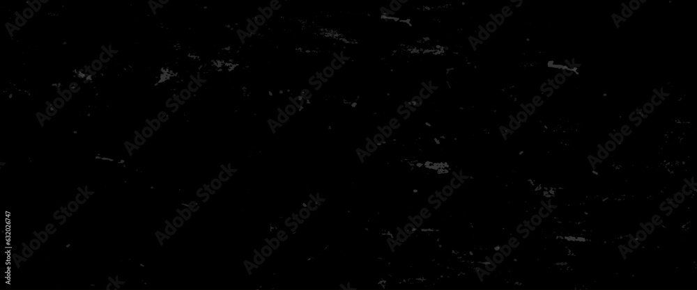 Dust and scratches design, aged photo editor layer, black grunge abstract background, copy space, stained texture abstract background, white dust and scratches over black surface.	
