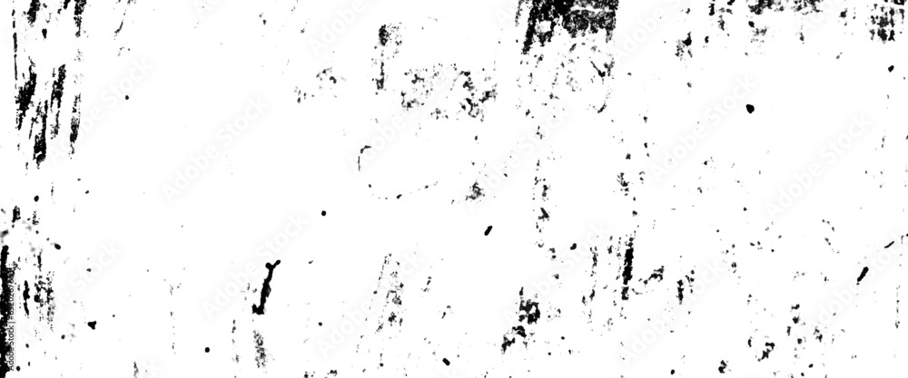 Fototapeta premium Abstract illustration surface dust and rough dirty wall background, grunge texture black and white rough vintage distress background, Vector.