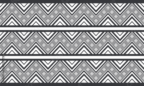 Geometric ethnic pattern for background,fabric,wrapping,clothing,wallpaper,Batik,carpet,embroidery style. 