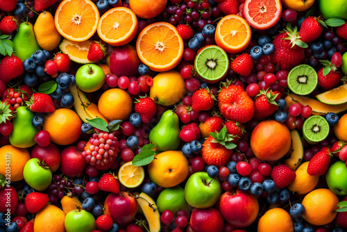 Fruit Colorful Background