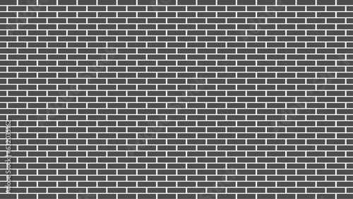black brick wall background. dark stone texture
