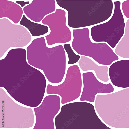 Shades of pink and purple camo animal print seamless pattern