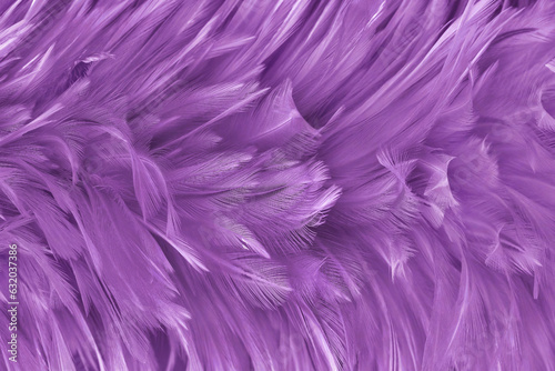 Beautiful purple pastel bird feathers pattern texture background.