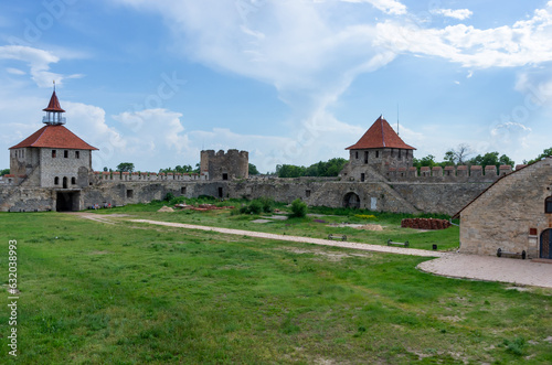 Old fortress on the river Dniester in town Bender, Transnistria. photo