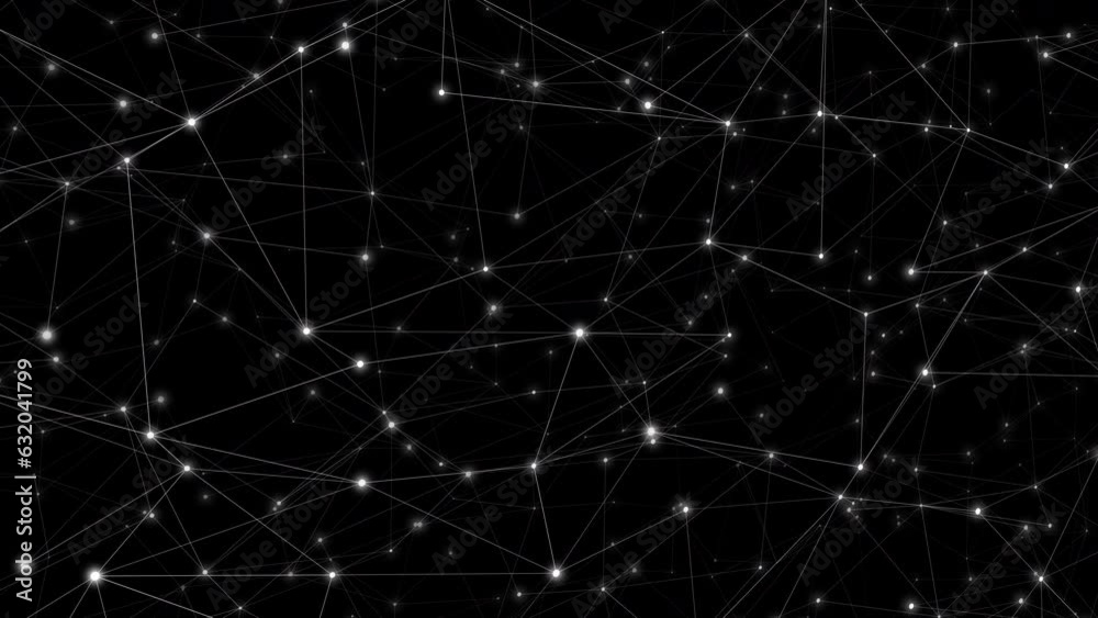 Lines as the backbone of visual design exploring connectivity and composition. Transforming geometric shapes connected lines in a digital art presentation