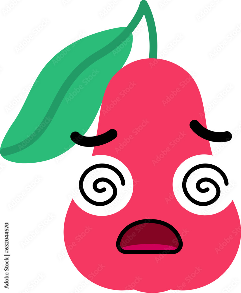 Obraz premium Rose Apple Face Dazed Stun