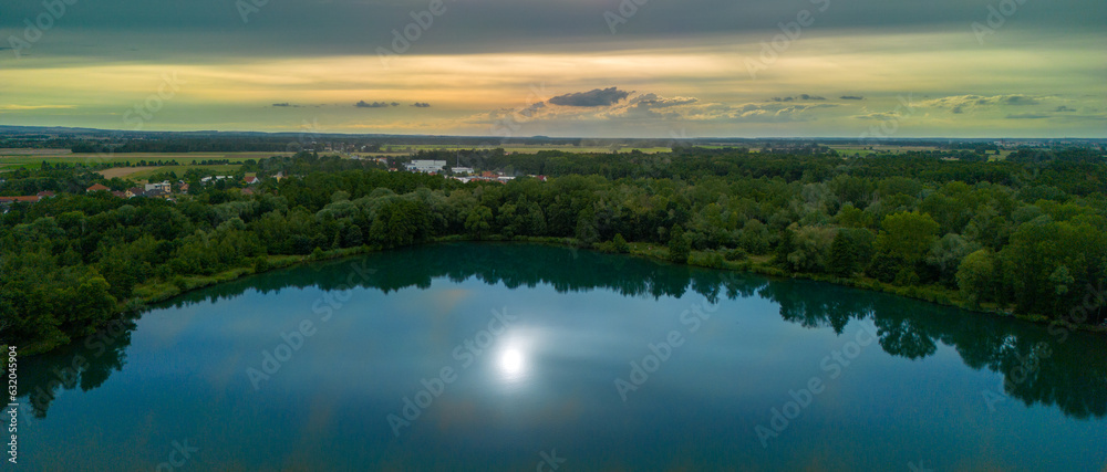 Calm Lake during Sunset Calm Lake during Sunset