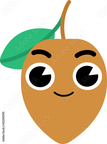 Sapodilla Face Soft Smile