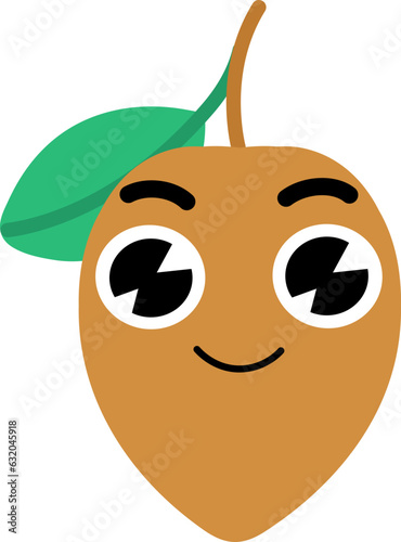 Sapodilla Face Smile