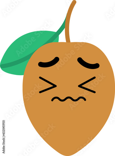 Sapodilla Face Scared