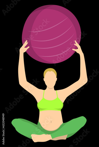 red ball exercises for pregnant women