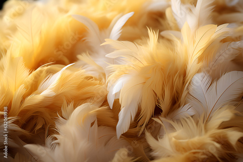 yellow feathers background