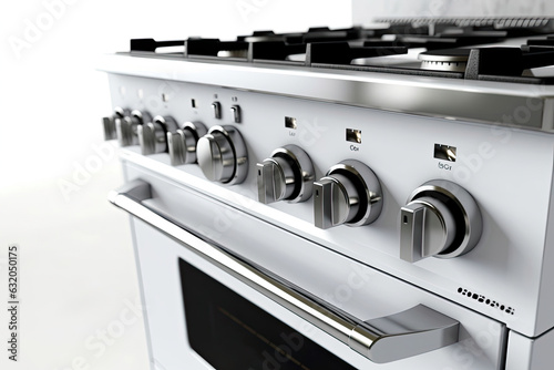 Sleek and Modern Cooker on a White Background