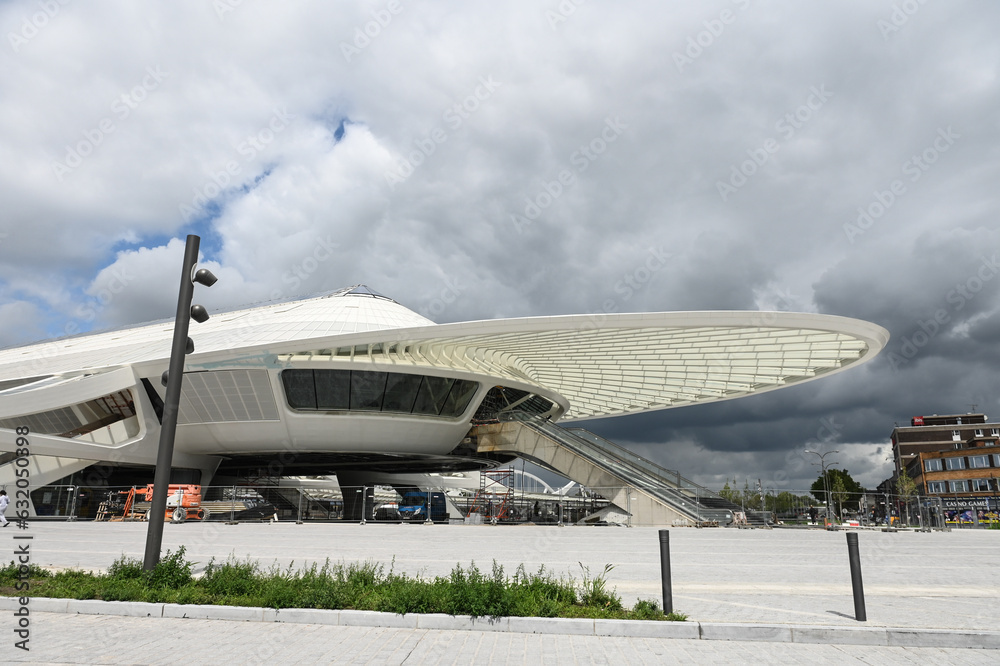 Chantier de la gare de Mons Belgique SNCB train Stock Photo Adobe Stock