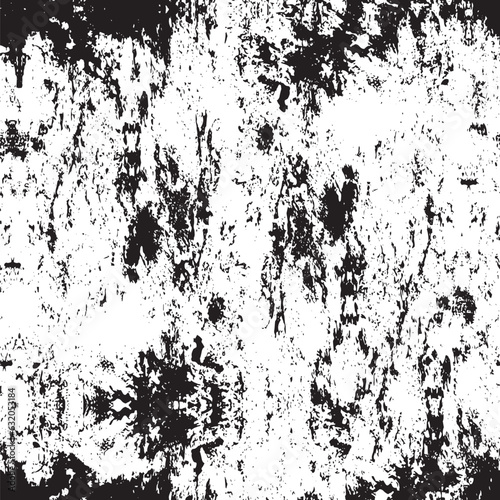 Wallpaper Mural Grunge Black And White Urban Vector Texture Template. Dark Messy Dust Overlay Distress Background. Easy To Create Abstract Dotted, Scratched, Vintage Effect With Noise And Grain. Aging Design Element Torontodigital.ca