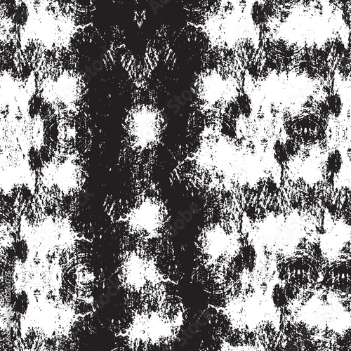 Grunge Black And White Urban Vector Texture Template. Dark Messy Dust Overlay Distress Background. Easy To Create Abstract Dotted, Scratched, Vintage Effect With Noise And Grain. Aging Design Element