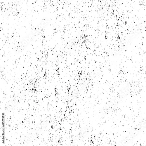 Grunge Black And White Urban Vector Texture Template. Dark Messy Dust Overlay Distress Background. Easy To Create Abstract Dotted, Scratched, Vintage Effect With Noise And Grain. Aging Design Element