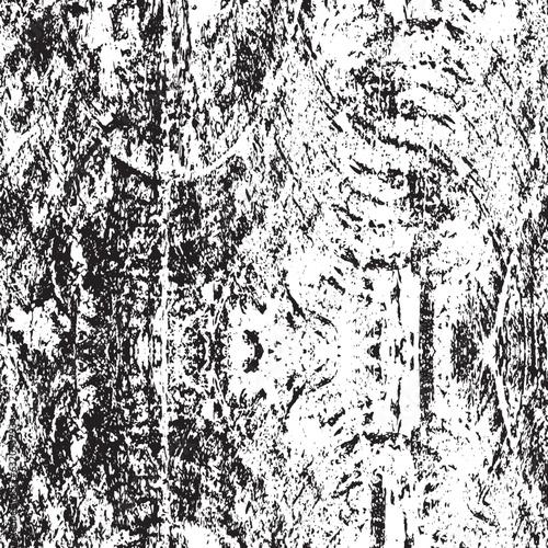 Grunge Black And White Urban Vector Texture Template. Dark Messy Dust Overlay Distress Background. Easy To Create Abstract Dotted, Scratched, Vintage Effect With Noise And Grain. Aging Design Element