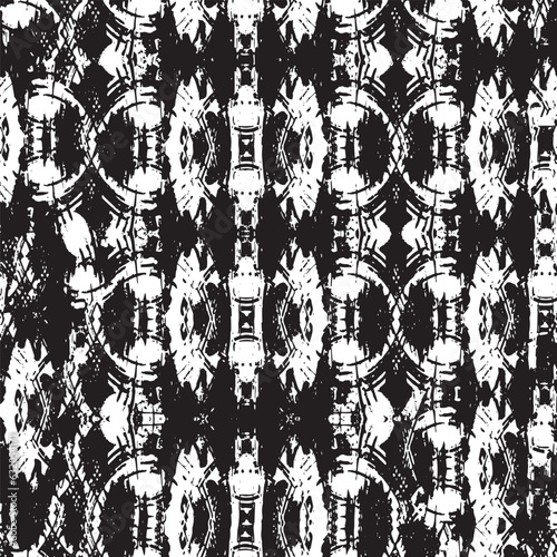 Grunge Black And White Urban Vector Texture Template. Dark Messy Dust Overlay Distress Background. Easy To Create Abstract Dotted, Scratched, Vintage Effect With Noise And Grain. Aging Design Element