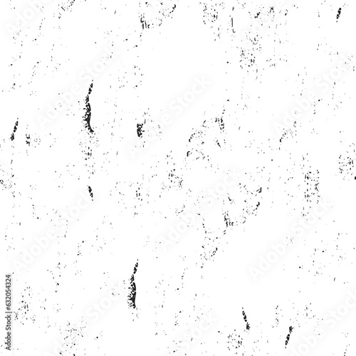 Grunge Black And White Urban Vector Texture Template. Dark Messy Dust Overlay Distress Background. Easy To Create Abstract Dotted, Scratched, Vintage Effect With Noise And Grain. Aging Design Element