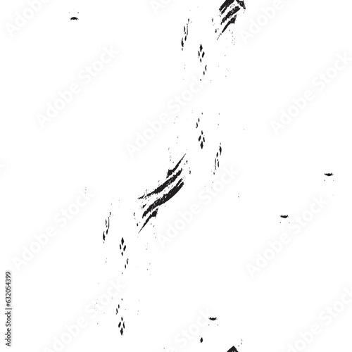 Grunge Black And White Urban Vector Texture Template. Dark Messy Dust Overlay Distress Background. Easy To Create Abstract Dotted, Scratched, Vintage Effect With Noise And Grain. Aging Design Element
