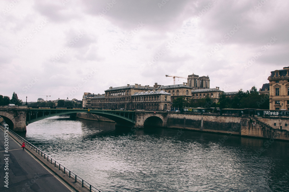 Fototapeta premium bridge over the river
