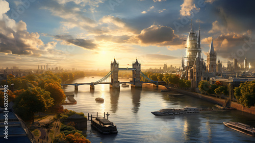 London city Beautiful Panorama view © Cedar